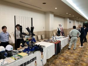 新潟県建設業労働災害防止大会で「肚力VEST」が展示されました。